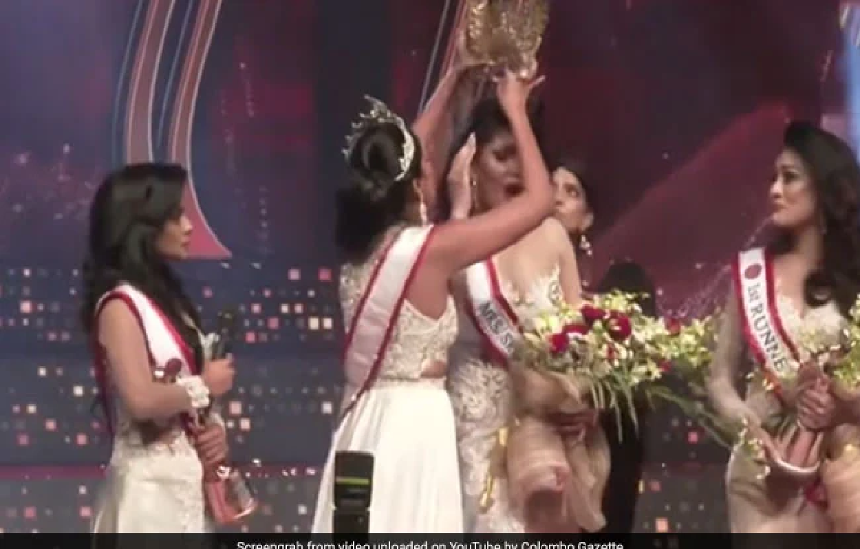 श्रीलंकाई मॉडल ने जीता ब्यूटी खिताब, लेकिन Mrs श्रीलंका ने छीना ताज और पहनाया रनर-अप को, जानें क्यों